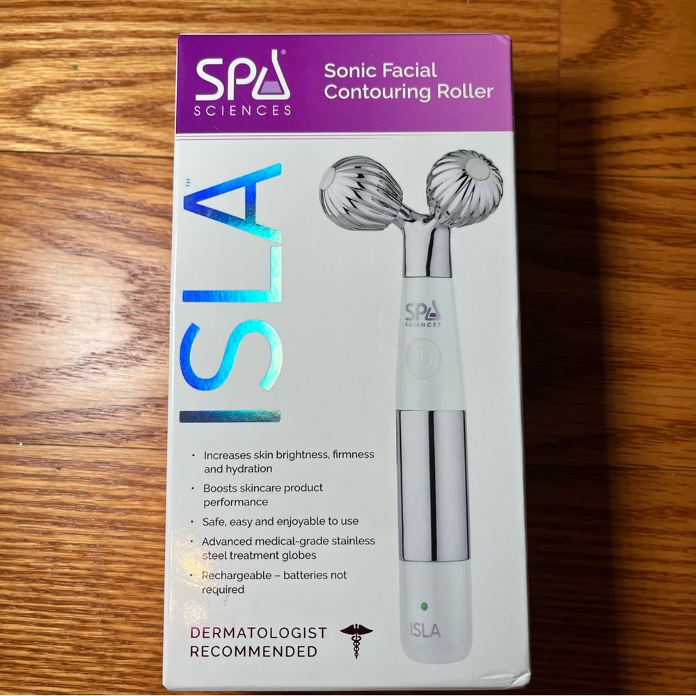 *NEW* Sonic Facial Contouring Roller ISLA Spa Sciences Rechargeable